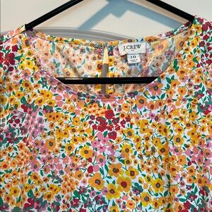 J. Crew Multicolor Floral Maxi Dress